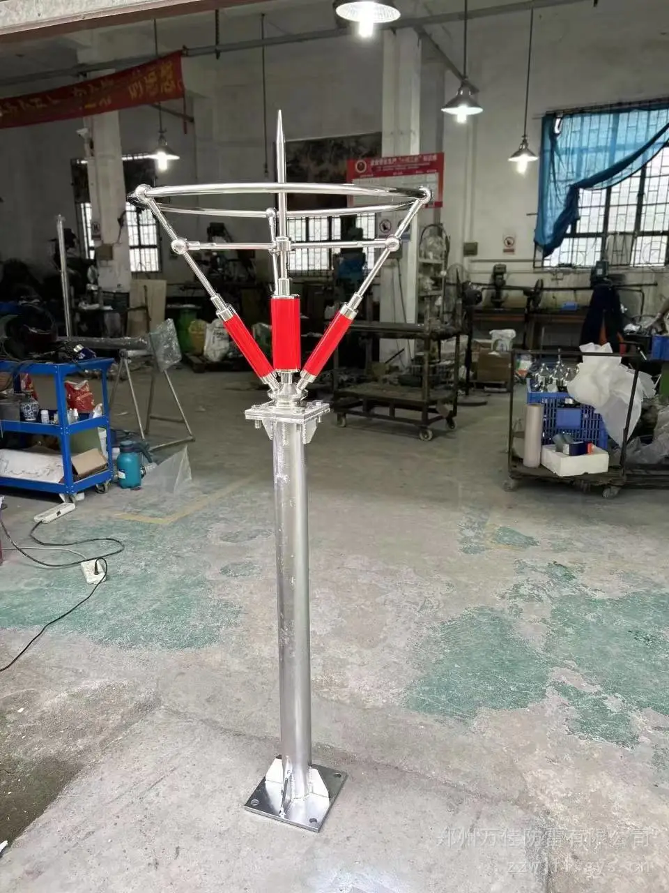 10KV 35KV高压可控放电避雷针 发电厂架空线塔避雷针接闪杆