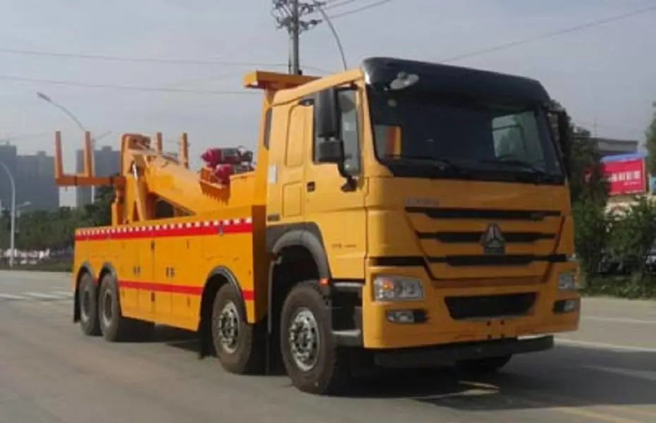 江淮骏铃蓝牌HCQ5041TQZ道路救援车平板一拖二型