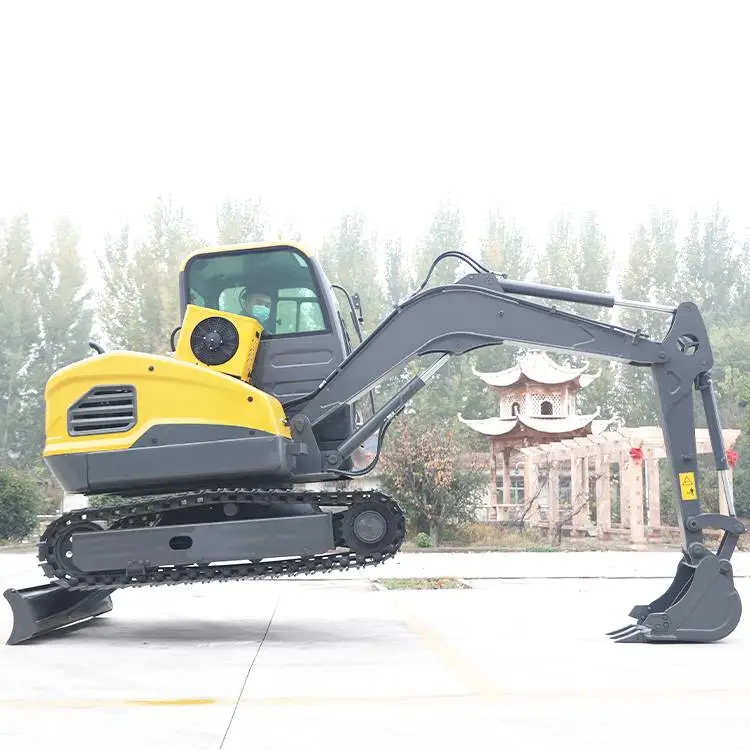 微挖小型挖掘机家用农用挖土微型工程迷你挖机1吨2多功能果园勾机