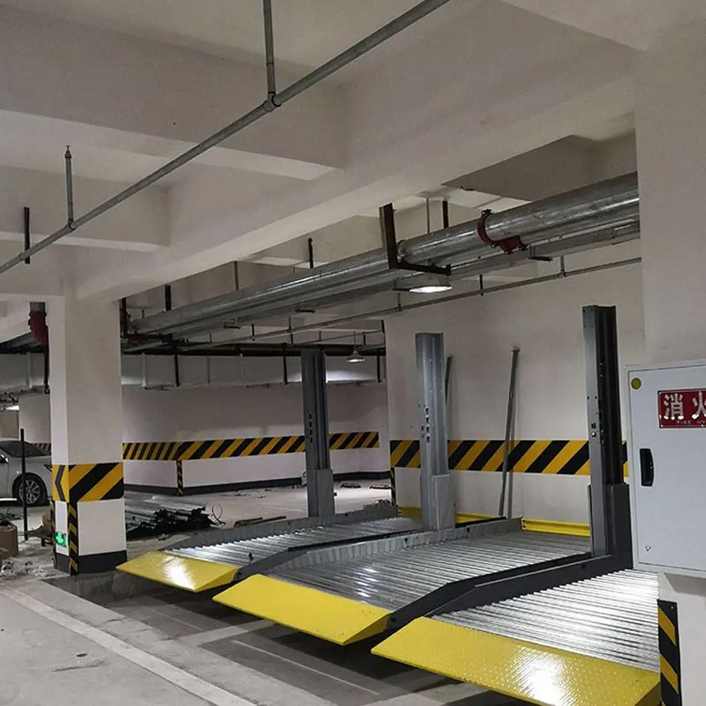 重庆巴南立体车库租赁 停车场BOT 升降横移租赁安装 莱贝4层立体车库租用