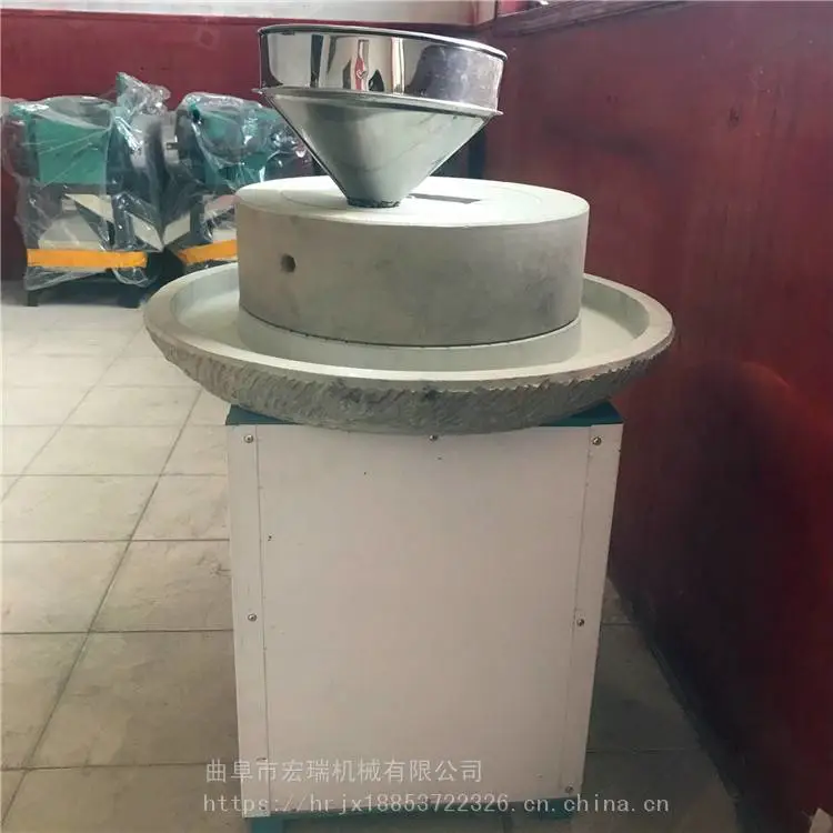 江西省油石磨机 电动石磨小麦面粉专用电动石磨