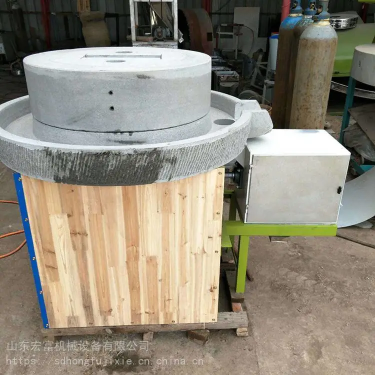 新型面粉石磨机加工 商用电动石磨面粉机 家用电动石磨耐磨 价格