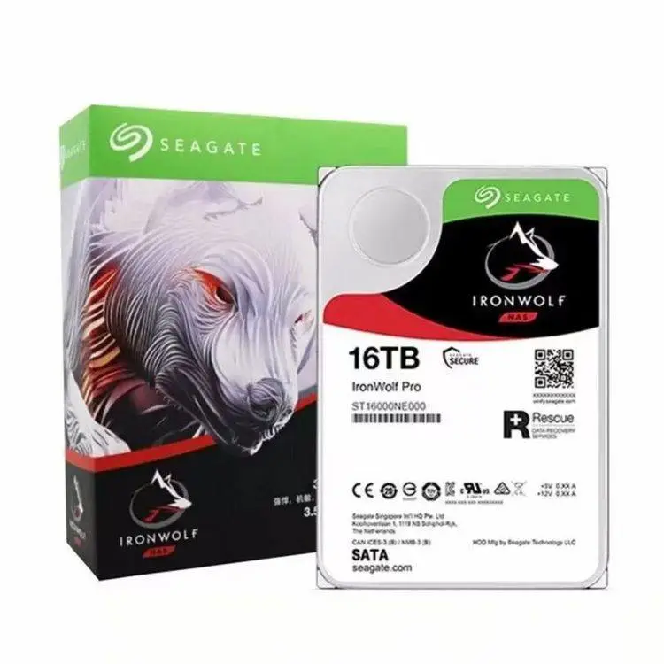 希捷 SEAGATE 酷狼 PRO 16TB ST16000NE000 NAS网络存储磁盘机械硬盘