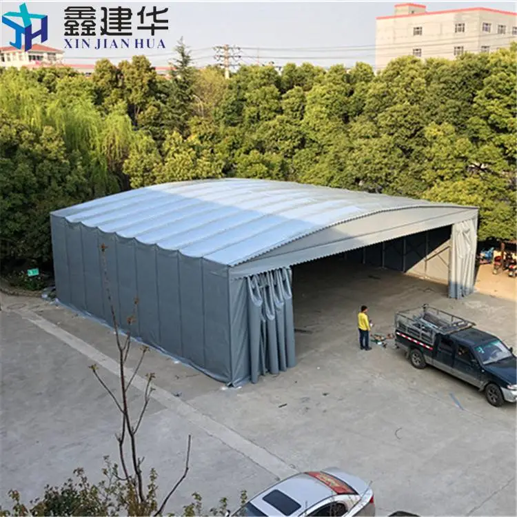 可移动遮阳雨棚 电动户外雨棚 安装图解 垫江