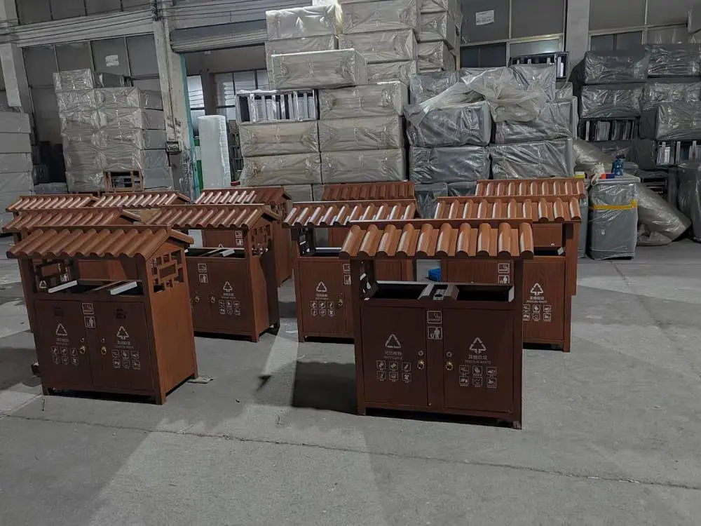 上海银东KJ1450景区果壳垃圾桶 塑料果壳桶生产厂