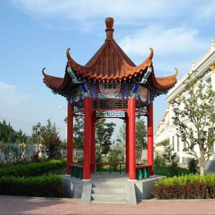 东营古建筑凉亭 古凉亭 清秀园林 可定制