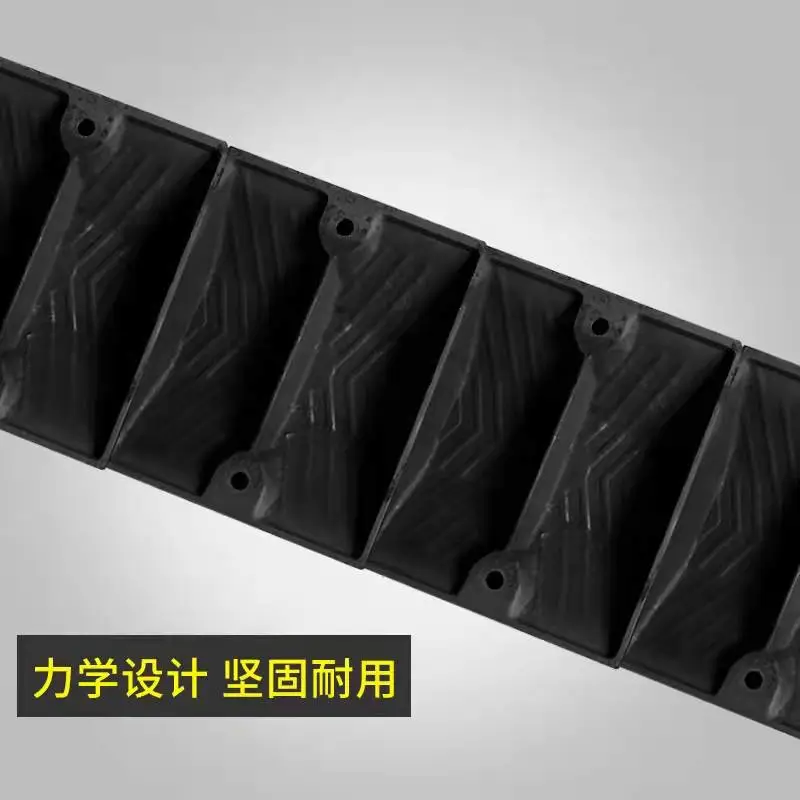 吉水道路线槽斜坡垫 橡胶减速板人字形货源充足