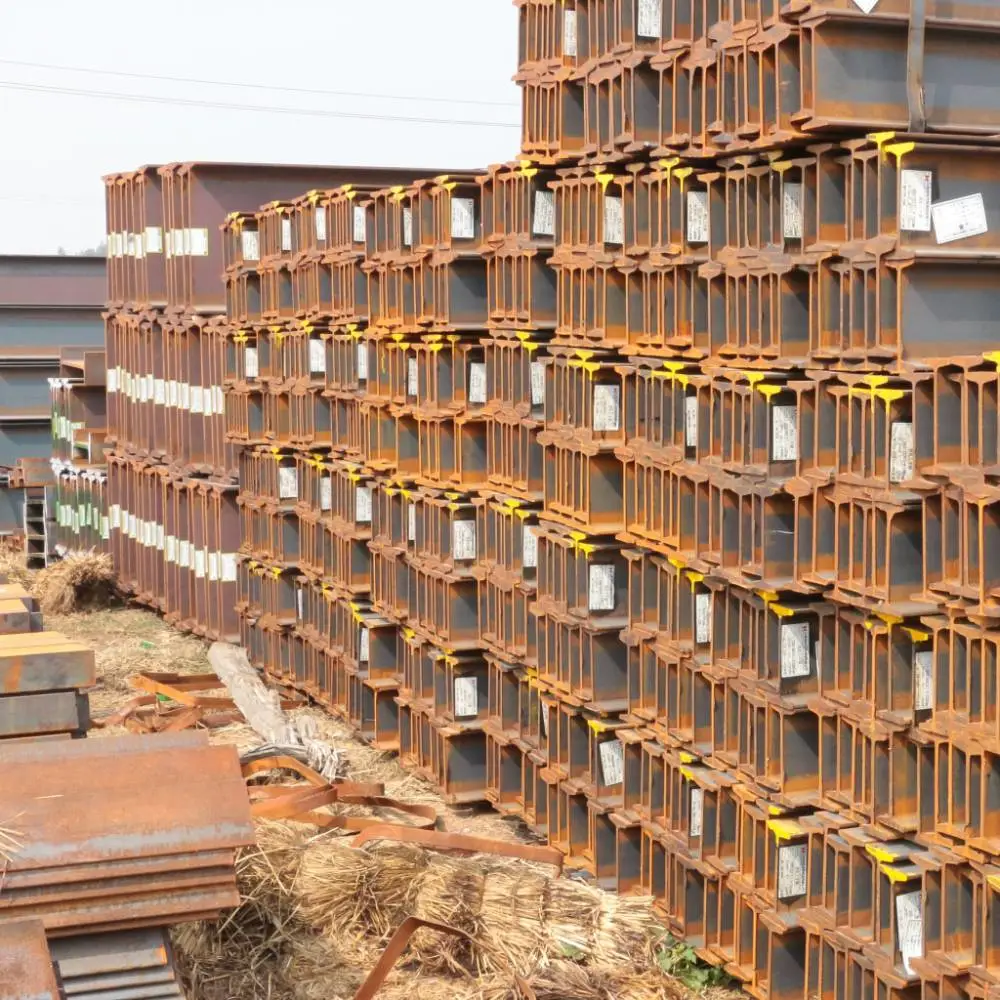 热轧工字钢 建筑工程钢梁用钢结构型材 Q235B镀锌现货