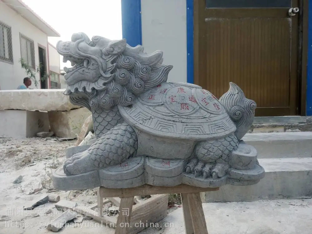 石雕龙龟定制 花岗岩龙龟 批发石雕龙龟石材加工龙龟英翰雕刻
