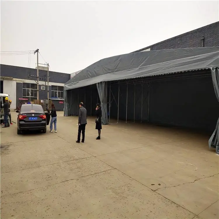 淮安涟水 电动遮阳棚伸缩式雨棚 电动伸缩蓬 小跨度成品安装简单