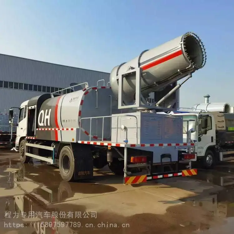 东风12吨道路喷洒车抑尘车多功能洒水抑尘车多少钱