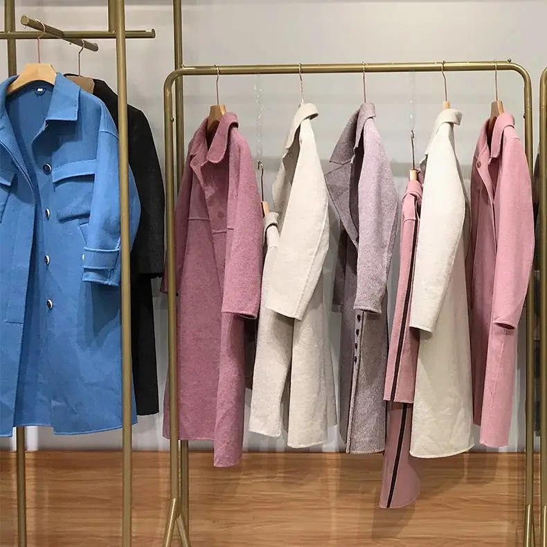 卓雅品牌折扣大衣低价直播休闲河南洛阳地摊服装批发厂尾货