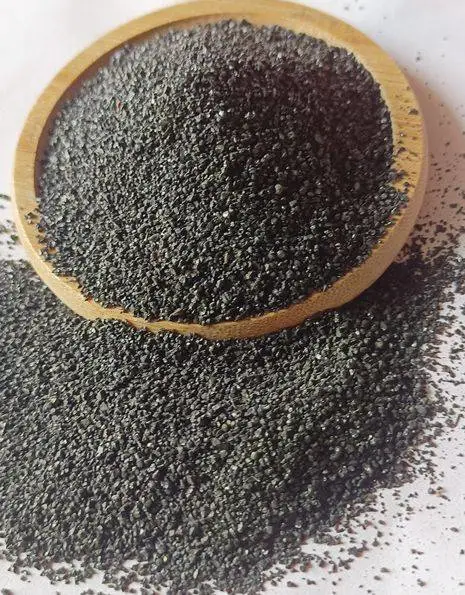 展星供应 金刚砂 喷砂除锈地坪抛光骨料 高硬度金刚砂磨料