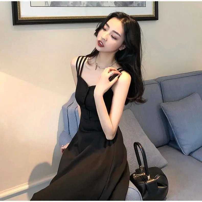 服装批发代理抽褶显瘦褶皱中长裙子一元购衣服