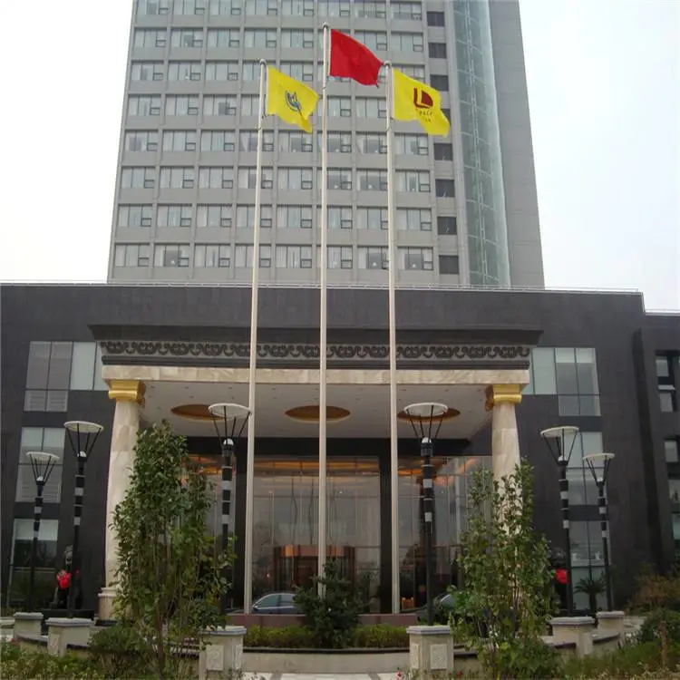 加工 潍坊不锈钢锥形旗杆 奏乐旗杆 12.88米