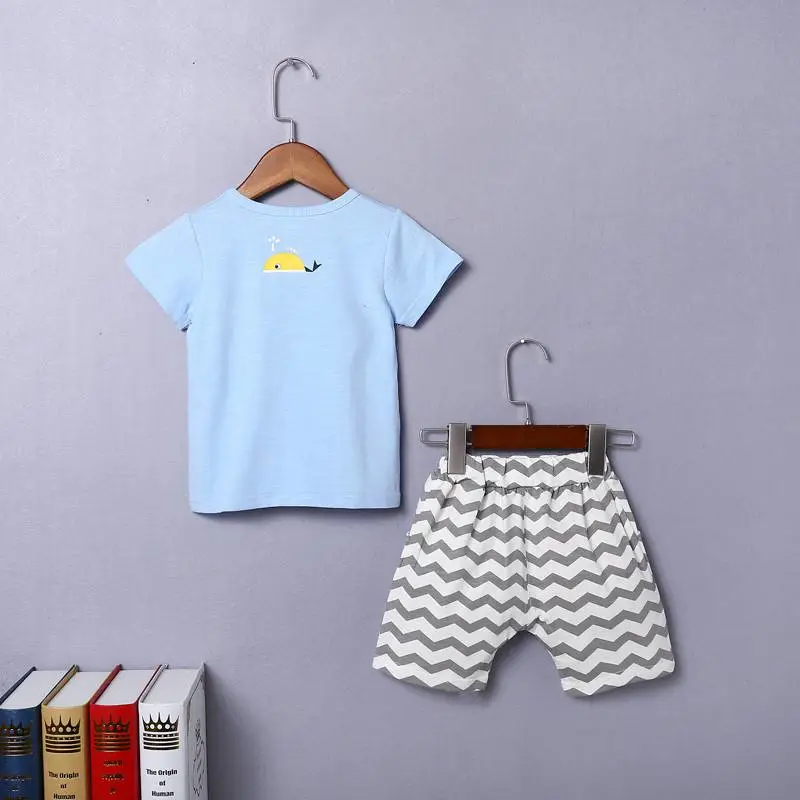 服装地摊货源批发短袖纯棉T恤套装男女童品牌尾货衣服批发进货渠道