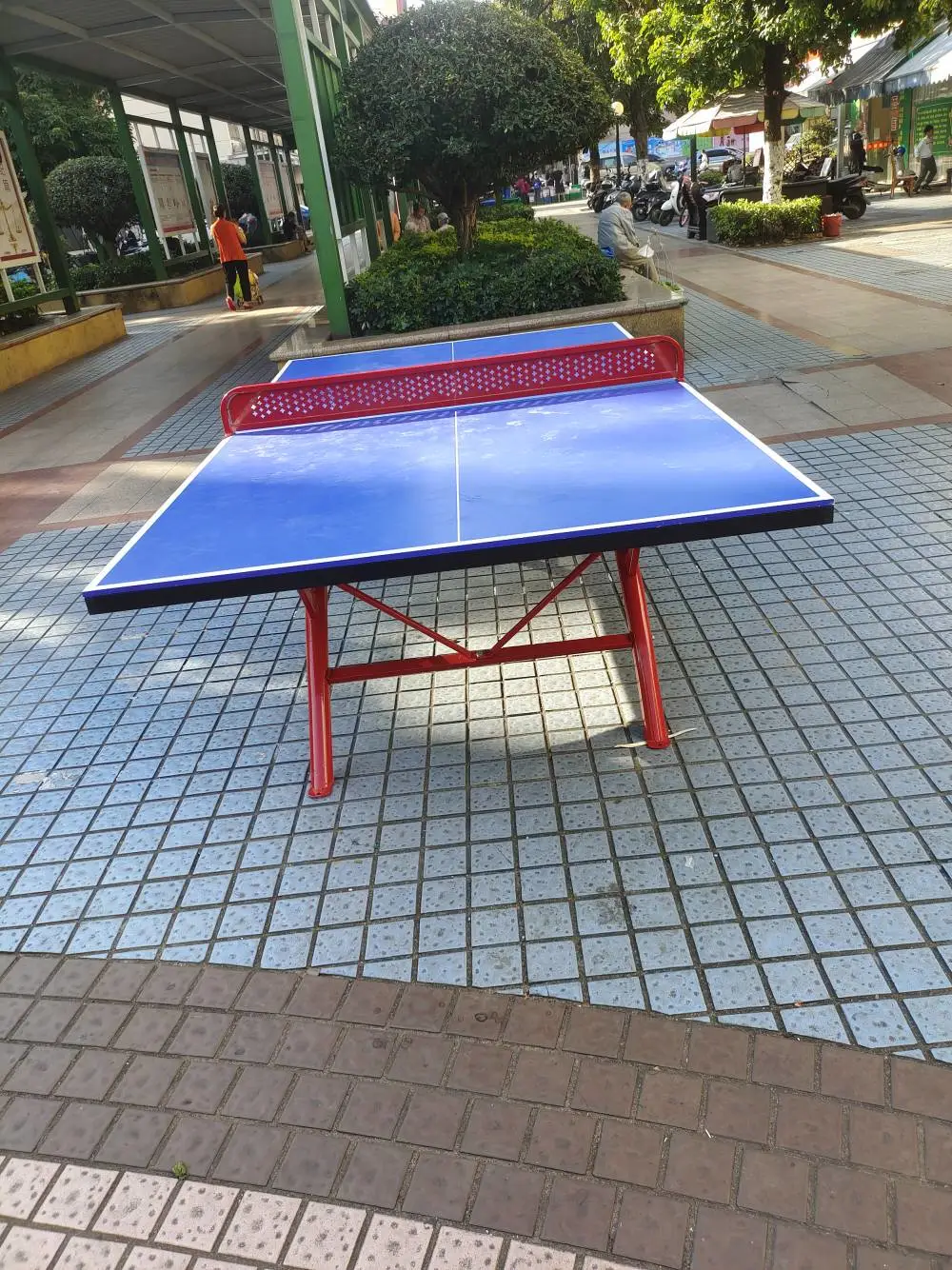 百色田林彩虹脚乒乓球台户外乒乓球台全国可供应