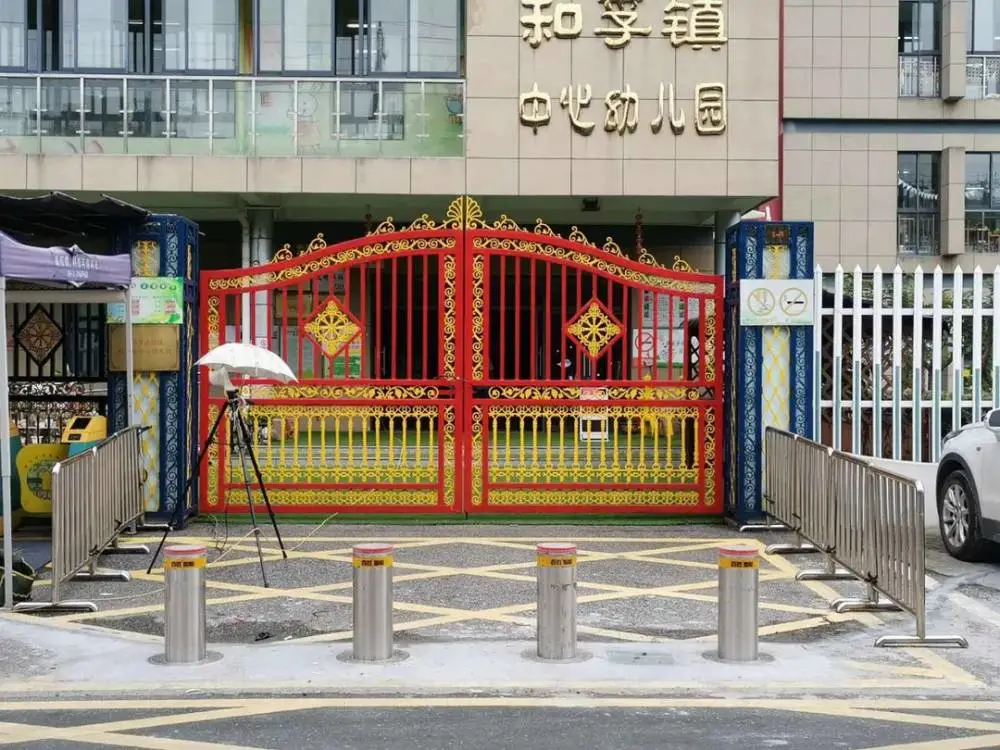 上海捷顺液压升降柱智能道闸道闸空降闸价格