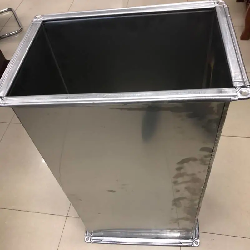 不锈钢方形通风管道不锈钢共板法兰风管地下车库方形通风管空调冷气管白铁皮风管
