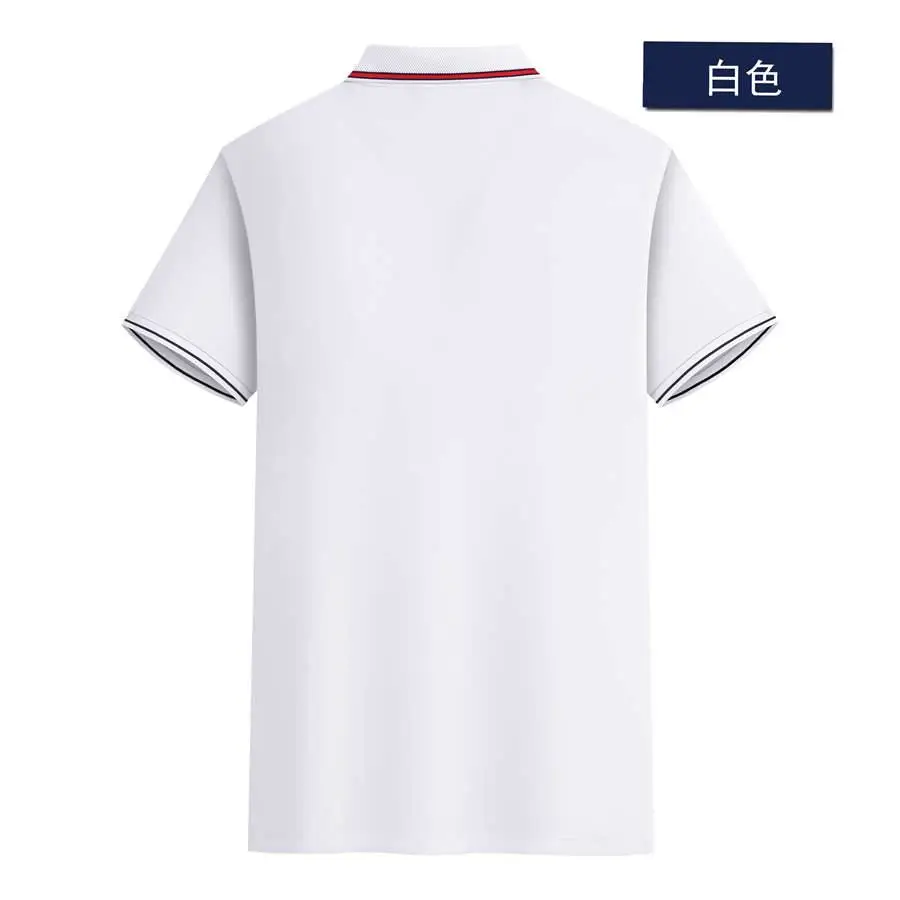 广州工作服男式polo衫定制夏装短袖diy印字logo衣服装