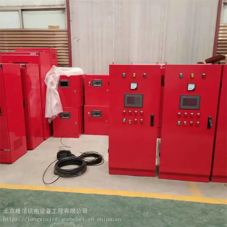 隆信 带触摸屏控制柜 水泵控制柜 加工定制