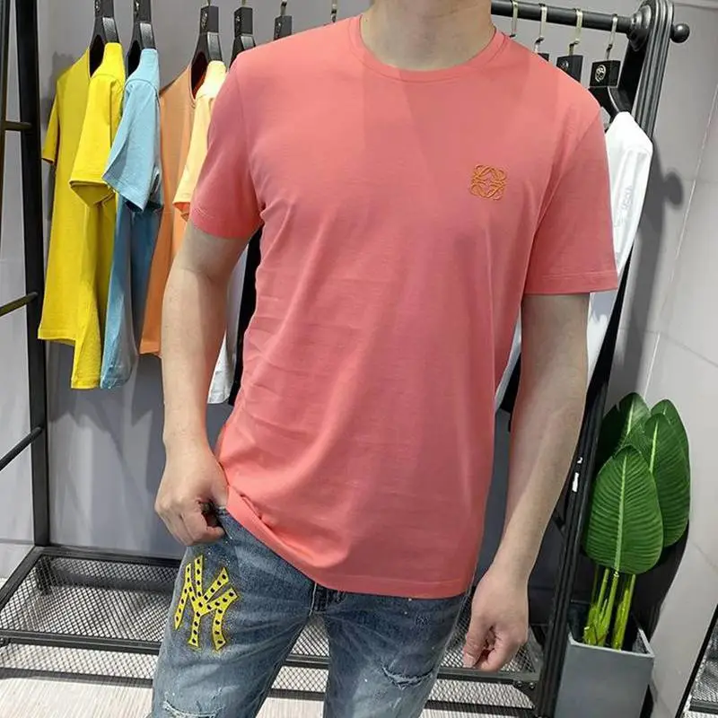 山东莱芜印花大码男生T恤打底衫老郭出口缅甸服装批发外贸男装上衫