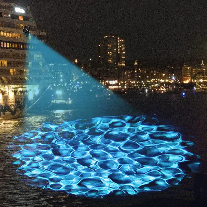 35瓦户外防水水纹灯单蓝色LED海洋水波纹动态景观灯舞台灯