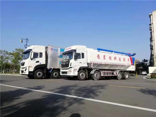 江淮***后六多功能饲料车-拉饲料汽车可拉不同饲l料