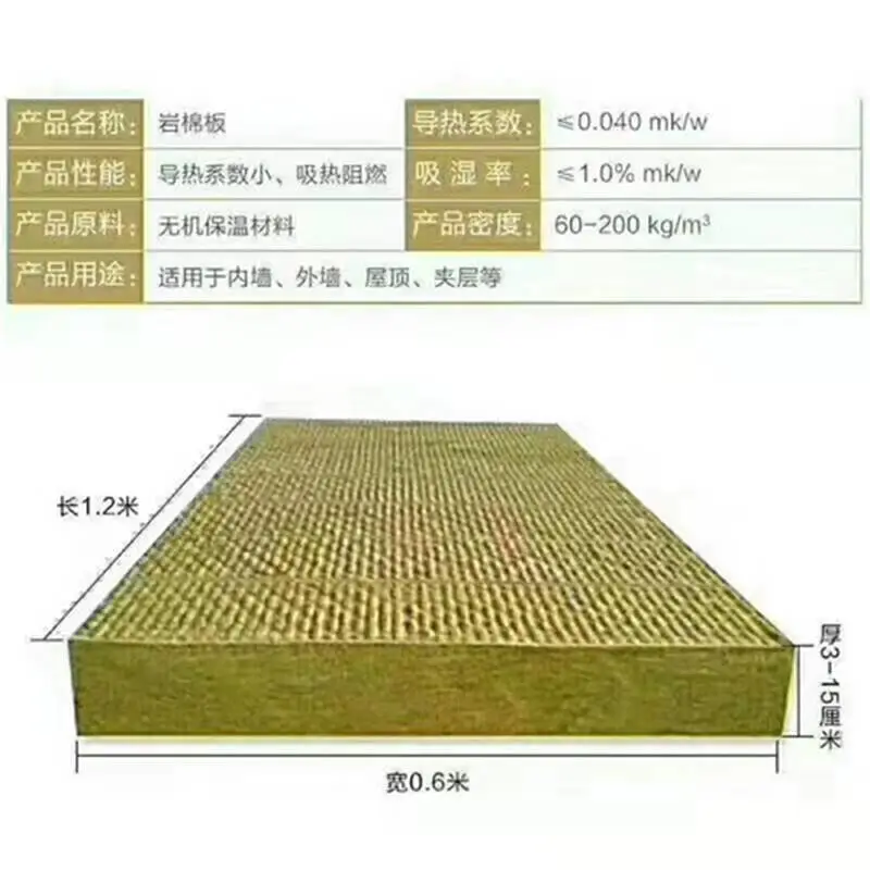 厂家直供 阻燃岩棉板 防火岩棉管 钢丝网岩棉毡