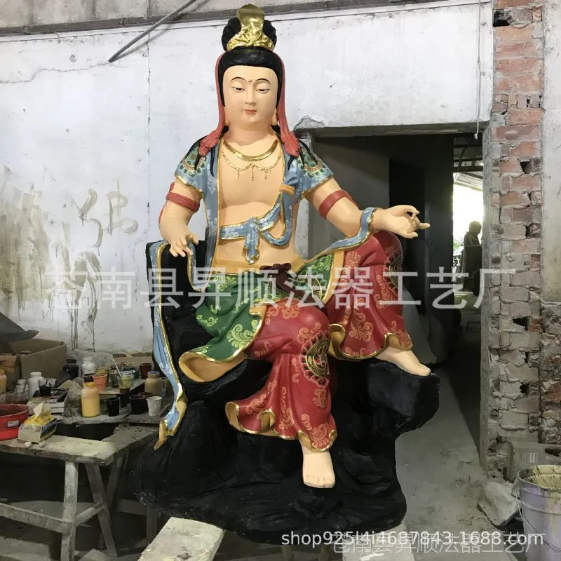 三十三观音菩萨化身 玻璃钢树脂佛像 寺庙33观音化身