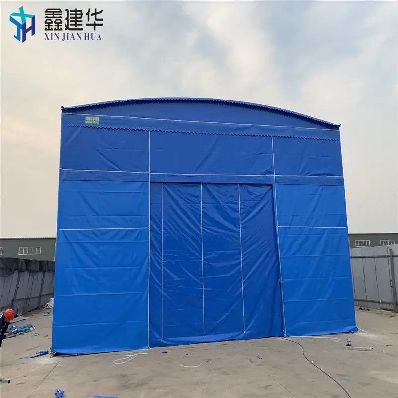 龙岩落地雨棚仓库棚细节图