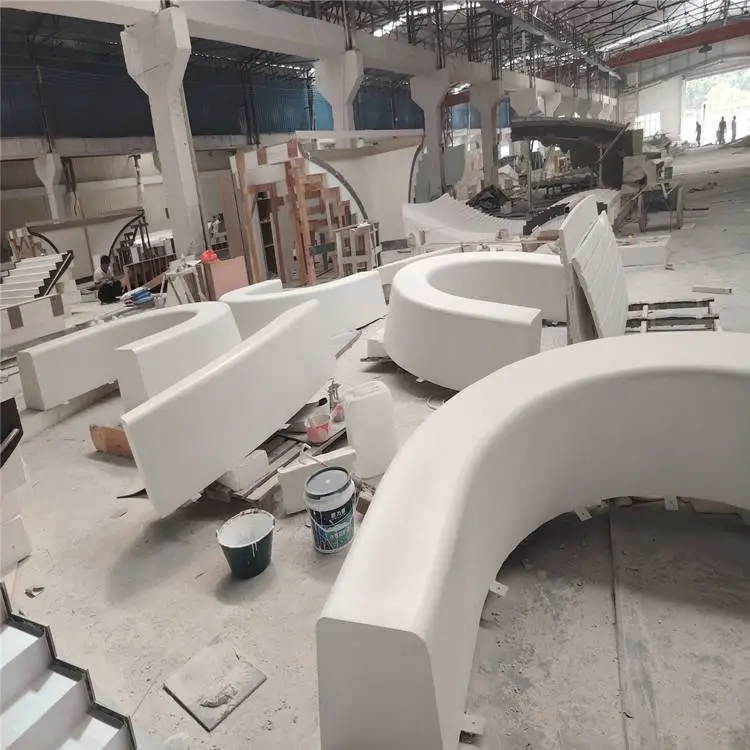 UHPC景观预制构件施工要点 坐凳定制 透光树池 镂空板厂家