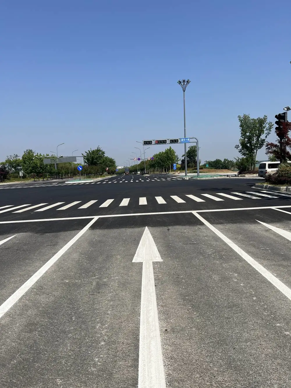南京道路标线和标识划线