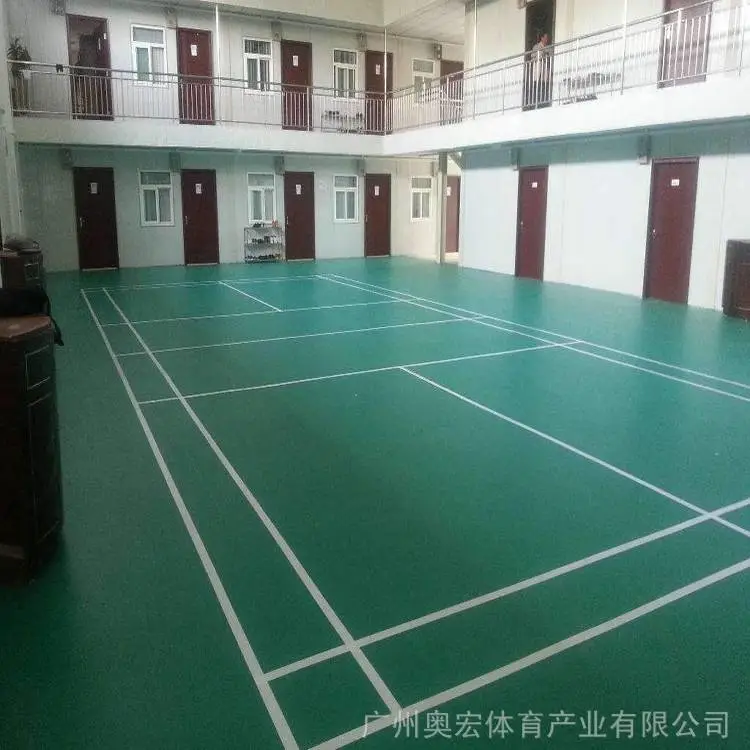 羽毛球塑胶场地维修,羽毛球场要建多高