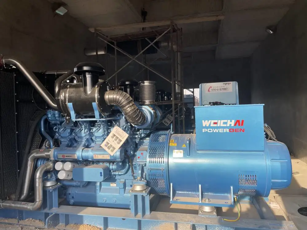 潍柴原装大功率800KW柴油发电机组WPG1100/B7
