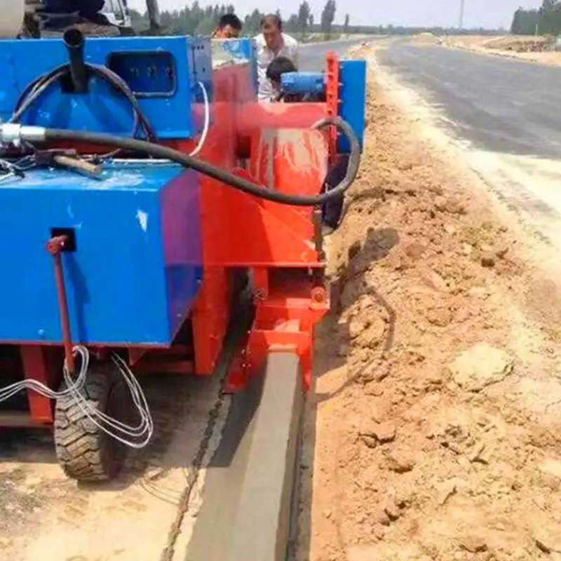 简易路边滑膜机 小型路沿石滑膜机 边沟一体滑膜机