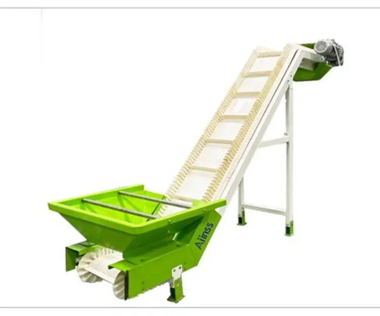 岛茵智能上料输送线 速度快 节省人工 装土容积150l 均匀上料 库存充足