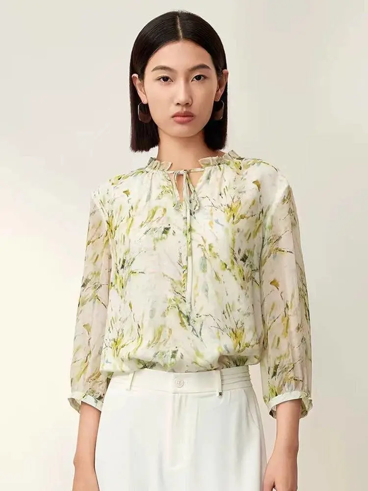 品牌女装拿货渠道 简衣丝蒙真丝女装折扣批发一手供应货源