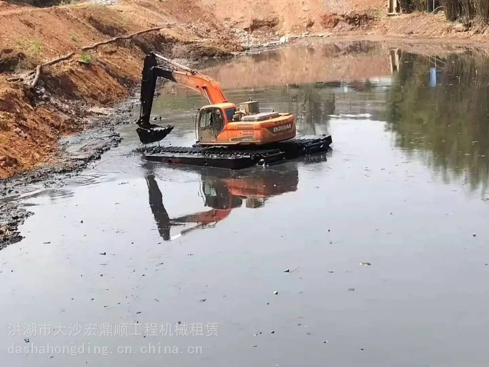 水挖机型号 景德镇水陆挖掘机出租台班多少钱