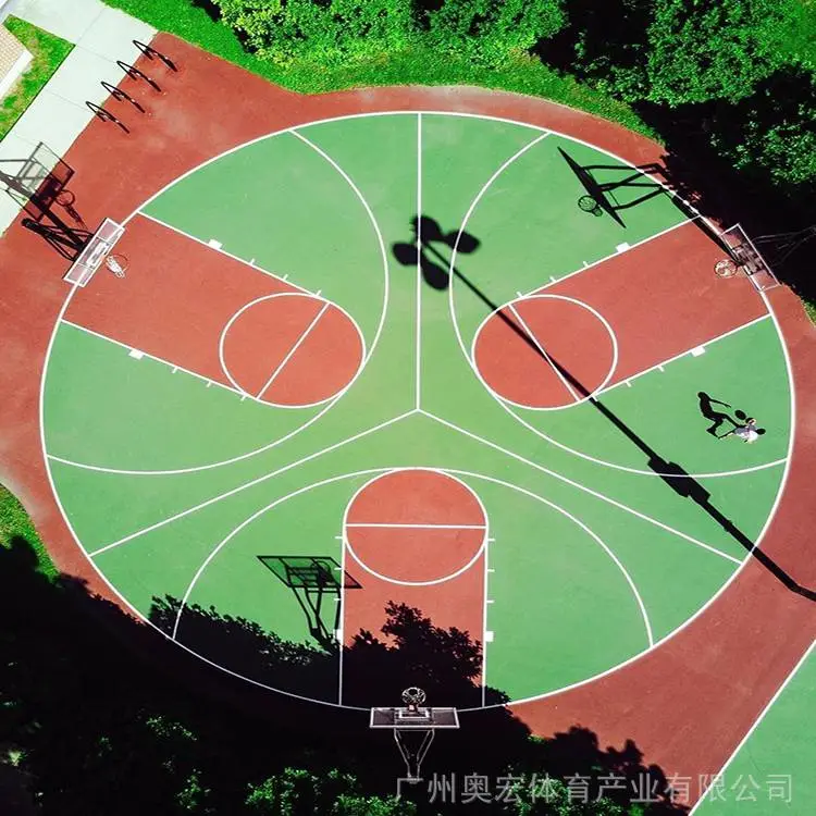 九江硅pu篮球场 九江篮球场施工价格 篮球场塑胶地