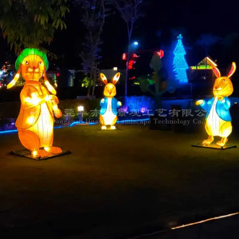 灯光节造型景区街道办自贡花灯四川队伍制作公司