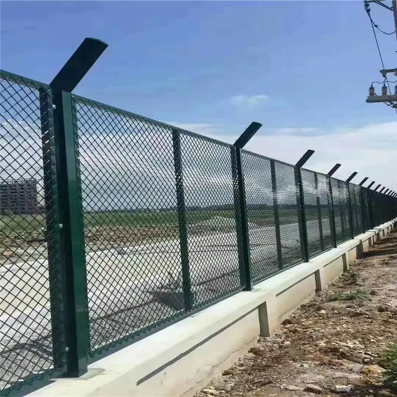 机场外围防护栏 机场防爬边框护栏网 机场防攀爬浸塑金属网 售后无忧
