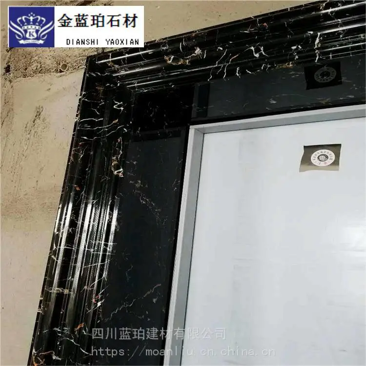 南充电梯门套厂家 通体人造石电梯门套/石塑电梯门套