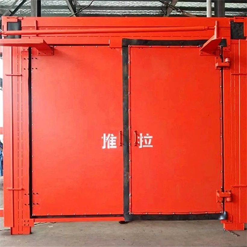 大厂抗挤压平衡风门 高分子复合材料 手动抗地压风门,