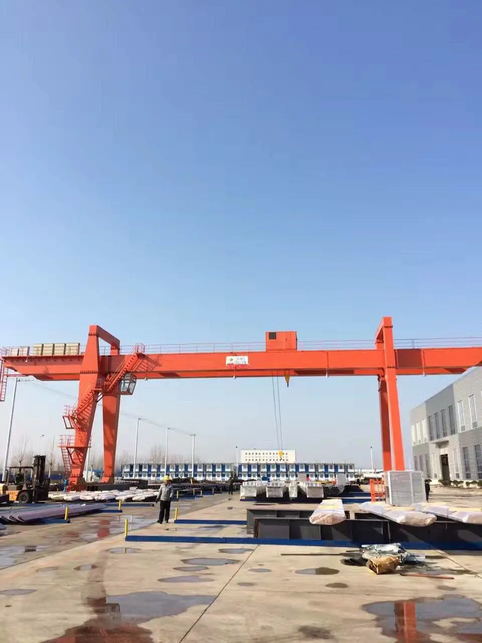 架桥机龙门吊钢材市场龙门吊出租双梁箱式龙门吊报价