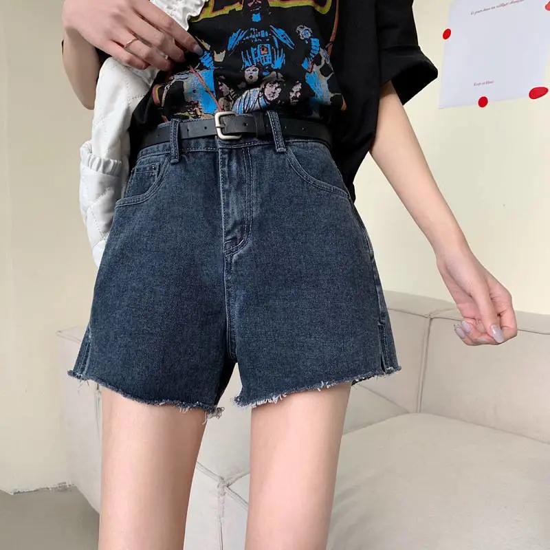 青海西宁5元以下服装批发韩版百搭宽松高腰阔腿大码学生宽松弹力卷边地摊儿童衣服批发厂家直销