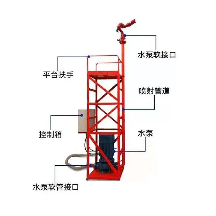 砂石开采塔炮喷淋 锅炉厂水雾塔炮