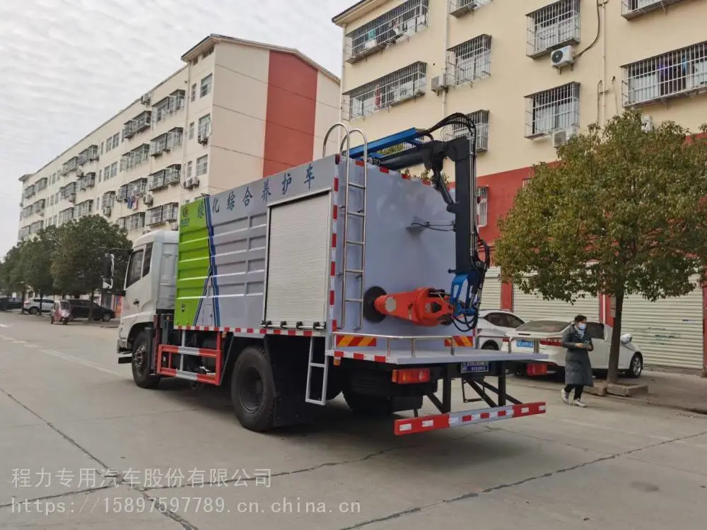 东风途逸树枝粉碎车移动物料粉碎车多少钱