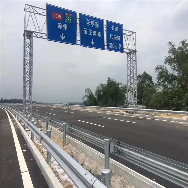 来图定制双悬式路***电子警察杆