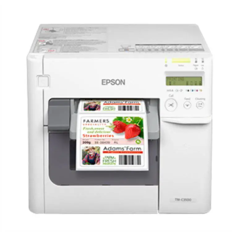 Epson TM-C3520 轻工业喷墨全彩色标签条码打印机 商标不干胶标签机